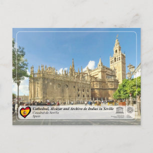 Cartão Postal Património Mundial UNESCO - Catedral de Sevilha