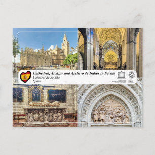 Cartão Postal Património Mundial UNESCO - Catedral de Sevilha
