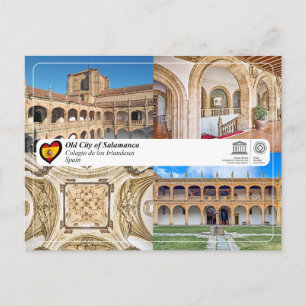 Cartão Postal Património Mundial UNESCO - Colegio de los Irlande