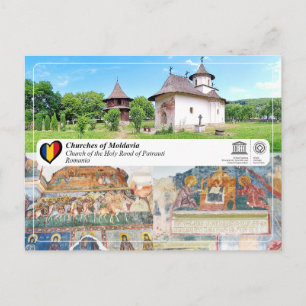 Cartão Postal Património Mundial UNESCO - Igrejas da Moldávia - 