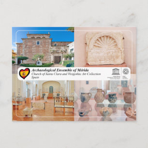 Cartão Postal Património Mundial UNESCO - Mérida - Igreja de San