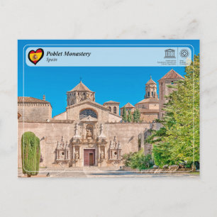 Cartão Postal Património Mundial UNESCO - Mosteiro de Poblet