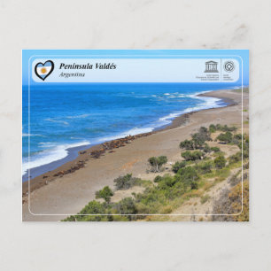 Cartão Postal Património Mundial UNESCO - Península Valdés