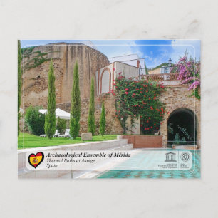 Cartão Postal Património Mundial UNESCO - Termas de Alange