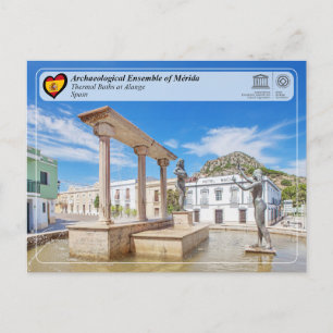 Cartão Postal Património Mundial UNESCO - Termas de Alange
