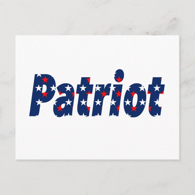 Cartão Postal Patriota (Frente)