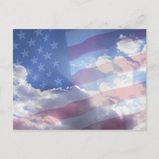 Cartão Postal Patriota Americano