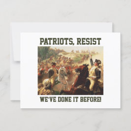 Cartão Postal Patriotas resistem a ataques à democracia