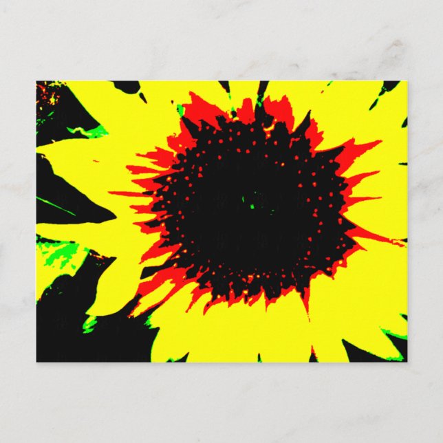 Cartão postal Patsy e Mandy Sunflower (Frente)