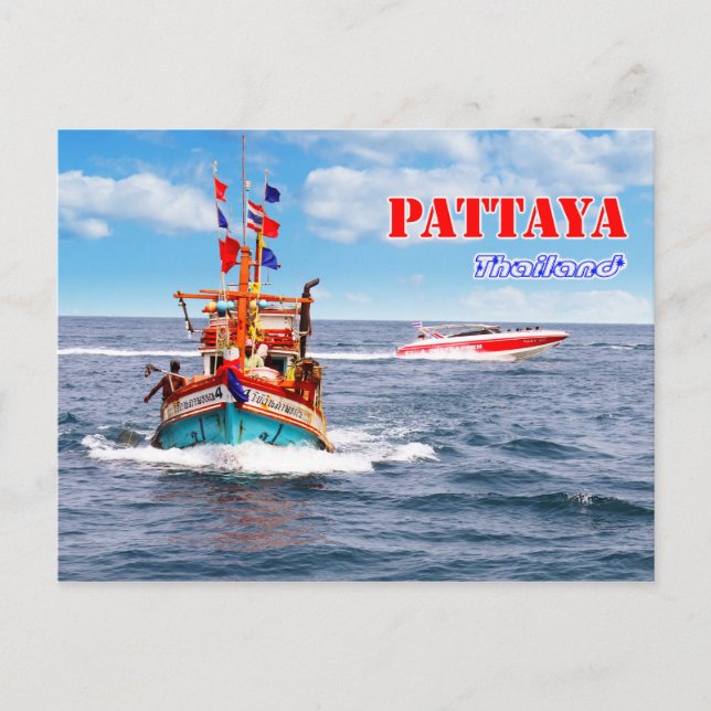 Cartão Postal Pattaya - Tailândia (Frente)