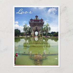 Cartão Postal patuxai vientiane