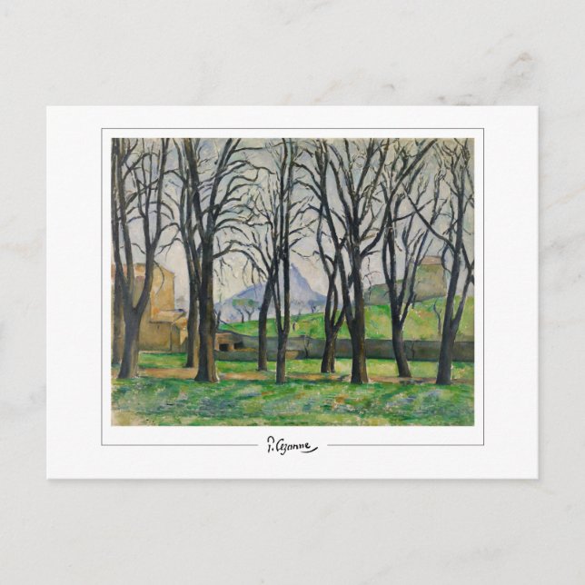 Cartão Postal Paul Cézanne #12 - Arte Fina (Frente)