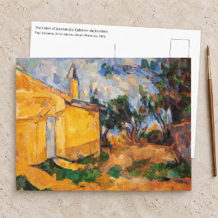 Cartão Postal Paul Cezanne - A Cabana de Jourdan