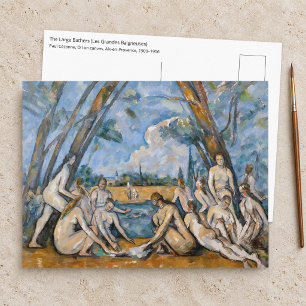 Cartão Postal Paul Cezanne - As Grandes Banhistas