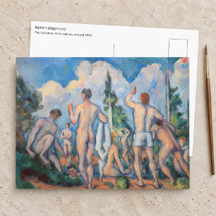 Cartão Postal Paul Cezanne - Banhistas