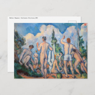 Cartão Postal Paul Cezanne - Bathers