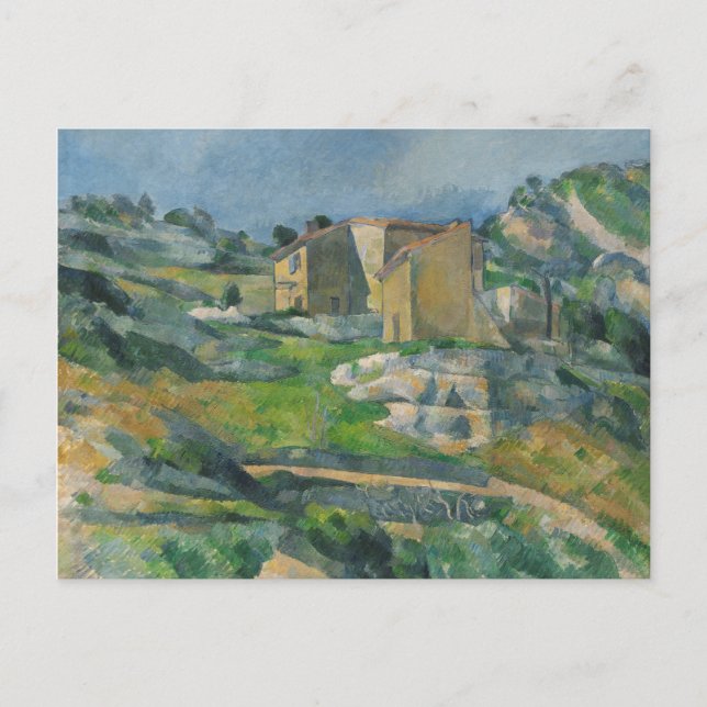 Cartão Postal Paul Cezanne | Casas da Provença: Riaux V (Frente)