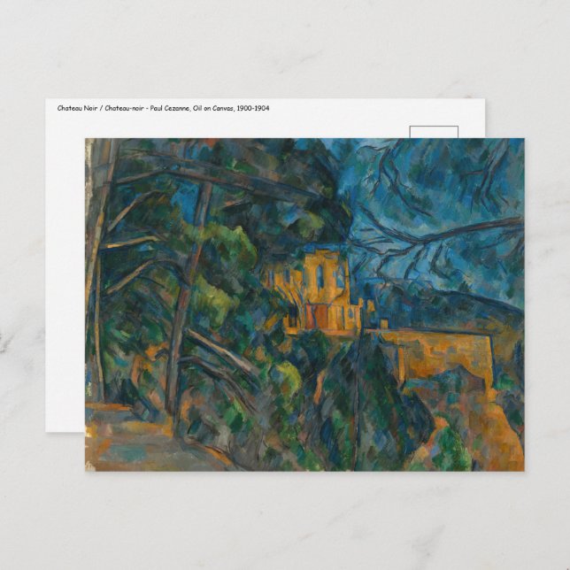 Cartão Postal Paul Cezanne - Chateau Noir (Frente/Verso)