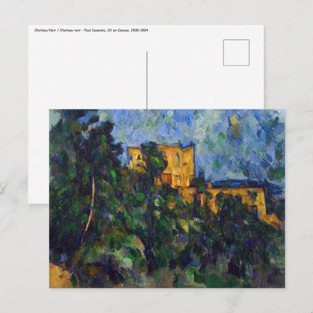 Cartão Postal Paul Cezanne - Chateau Noir (Frente/Verso)