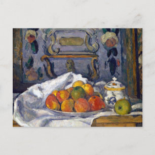 Cartão Postal Paul Cezanne Dish das Maçãs