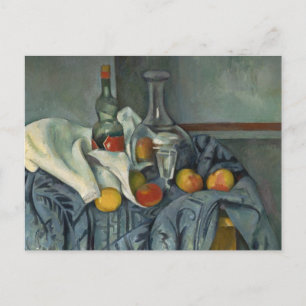 Cartão Postal Paul Cezanne Garrafa de hortelã-pimenta, 1893-18