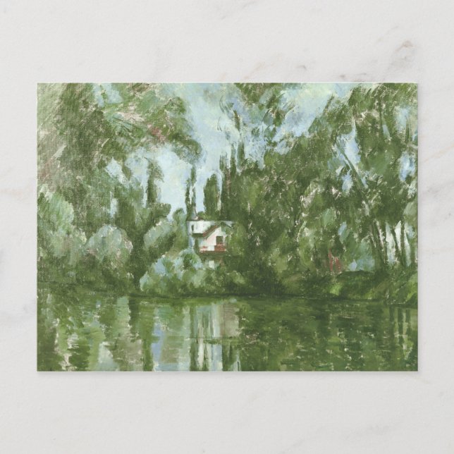 Cartão Postal Paul Cezanne | House on the Banks of Marne, 18 (Frente)