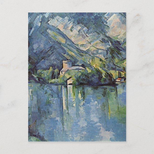 Cartão Postal Paul Cézanne - Lago Annecy (Frente)