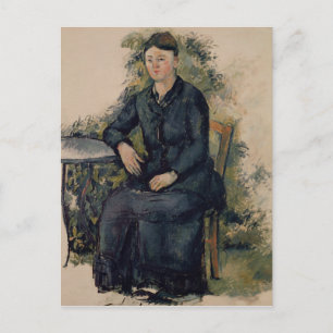 Cartão Postal Paul Cezanne Madame Cezanne no Jardim, 1880-