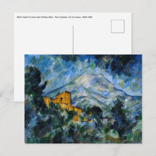 Cartão Postal Paul Cezanne - Mont Saint-Victoire & Chateau Noir