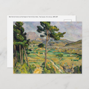 Cartão Postal Paul Cezanne - Mont Sainte-Victoire e Viaduto