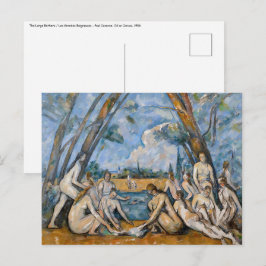 Cartão Postal Paul Cezanne - Os Grandes Banhistas