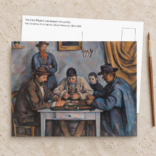 Cartão Postal Paul Cezanne - Os Jogadores de Cartas