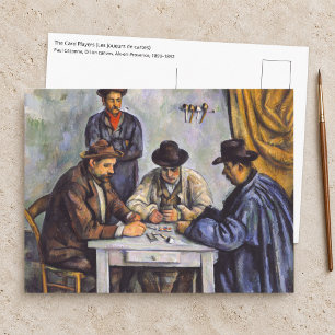 Cartão Postal Paul Cezanne - Os Jogadores de Cartas