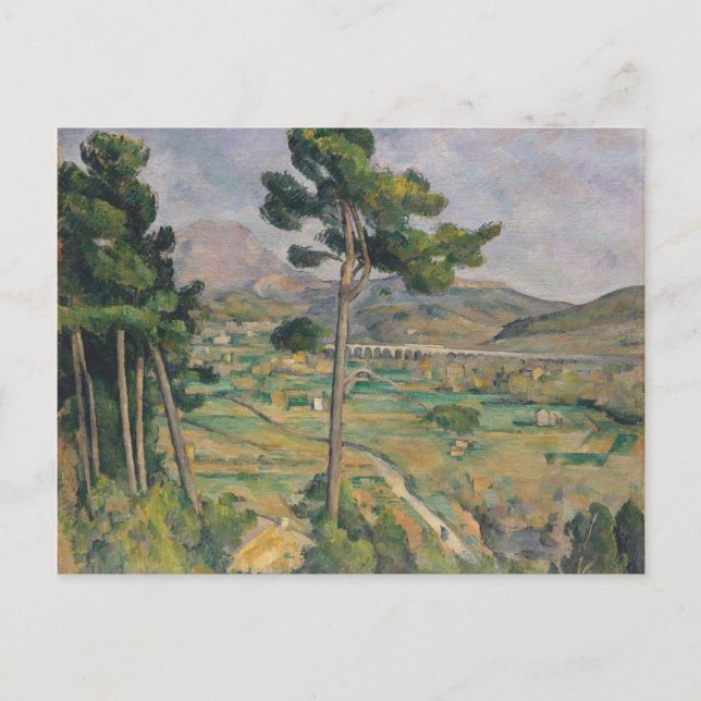 Cartão Postal Paul Cezanne | Paisagem com viaduto (Frente)