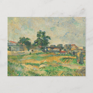 Cartão Postal Paul Cezanne   Paisagem perto de Paris, c. 1876 (p