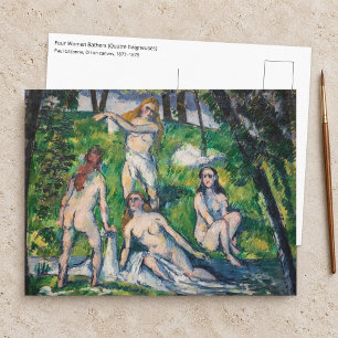 Cartão Postal Paul Cezanne - Quatro Banhistas