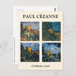 Cartão Postal Paul Cezanne - Seleção de Chateau Noir de Masterca