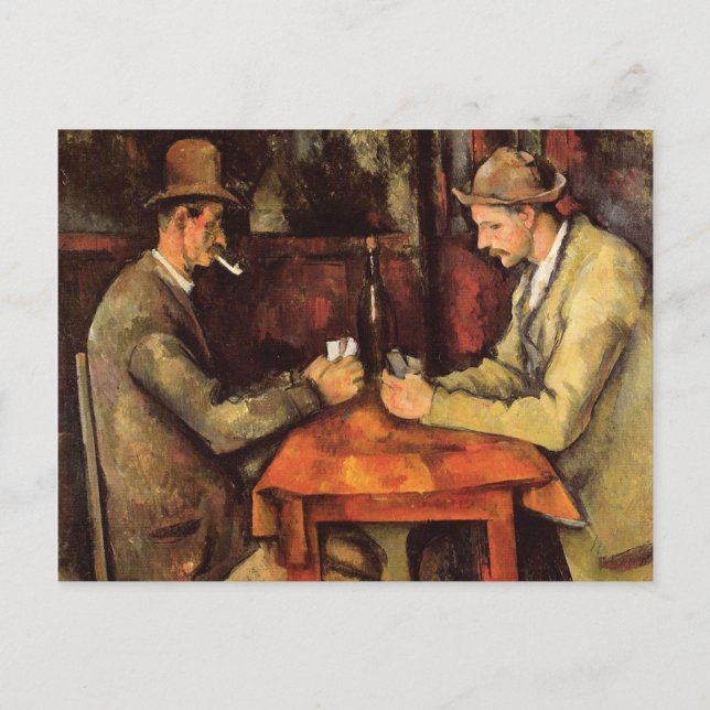 Cartão Postal PAUL CEZANNE - The card players 1894 (Frente)