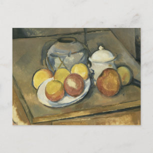 Cartão Postal Paul Cezanne - Vase Com Palha, Sugar Bowl