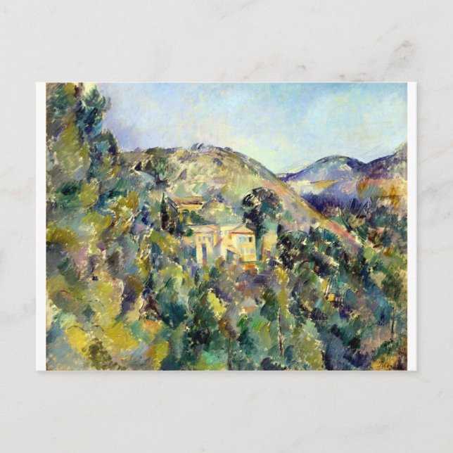 Cartão Postal Paul Cezanne View of the Domaine Saint-Joseph (Frente)