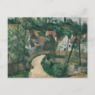 Cartão Postal Paul Cezanne - Vire na estrada