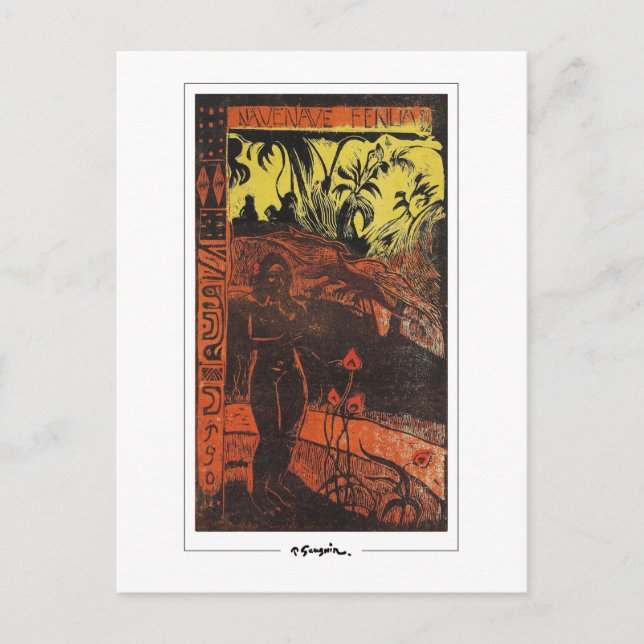 Cartão Postal Paul Gauguin #513 - Cartão-postal de arte (Frente)