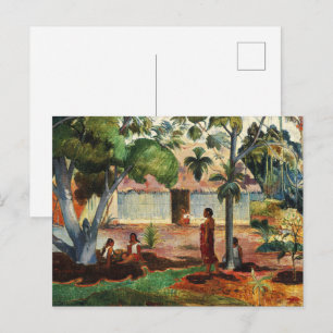 Cartão Postal Paul Gauguin A Grande Árvore, Exploração da Nature