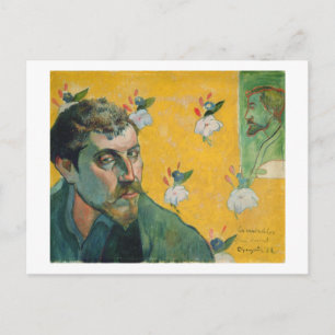 Cartão Postal Paul Gauguin   Autorretrato, Les Miserables,1888 
