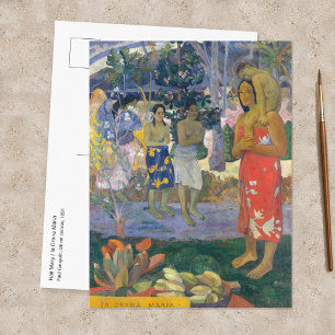 Cartão Postal Paul Gauguin - Ave Maria / Ia Orana Maria