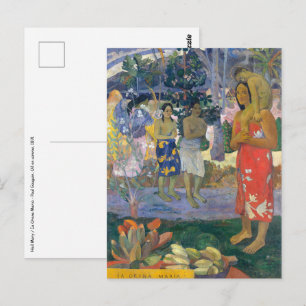 Cartão Postal Paul Gauguin - Ave Maria / Ia Orana Maria