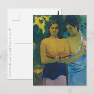 Cartão Postal Paul Gauguin - Duas Mulheres Taitianas