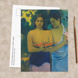 Cartão Postal Paul Gauguin - Duas Mulheres Taitianas