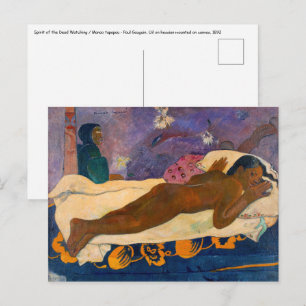 Cartão Postal Paul Gauguin - Espírito dos Mortos Vigia