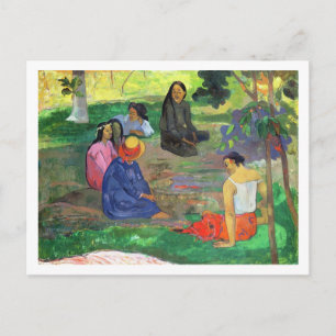 Cartão Postal Paul Gauguin Les Parau Parau (Gossipers)